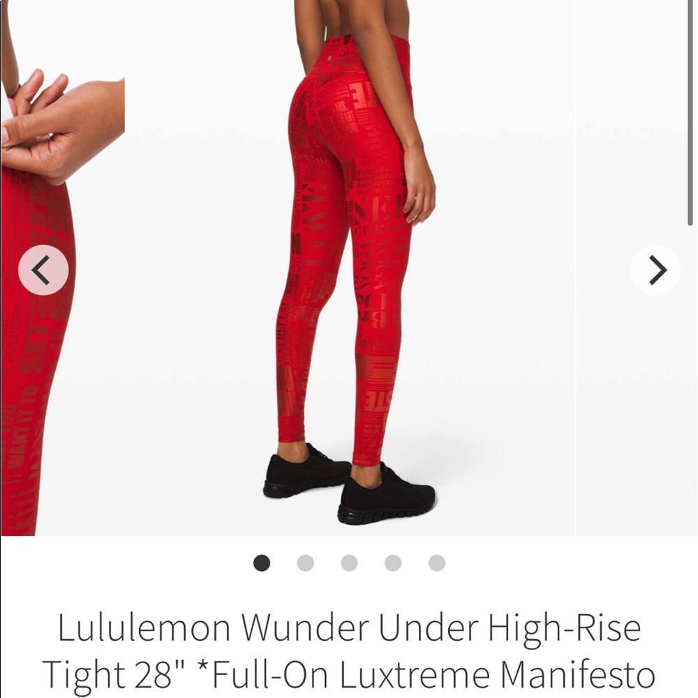 Lululemon limited edition leggings- Wunder Under